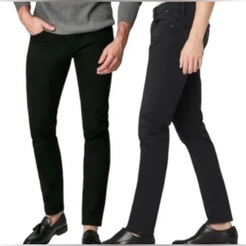 Scott James Black Slim Fit Jeans Mens 30x30
